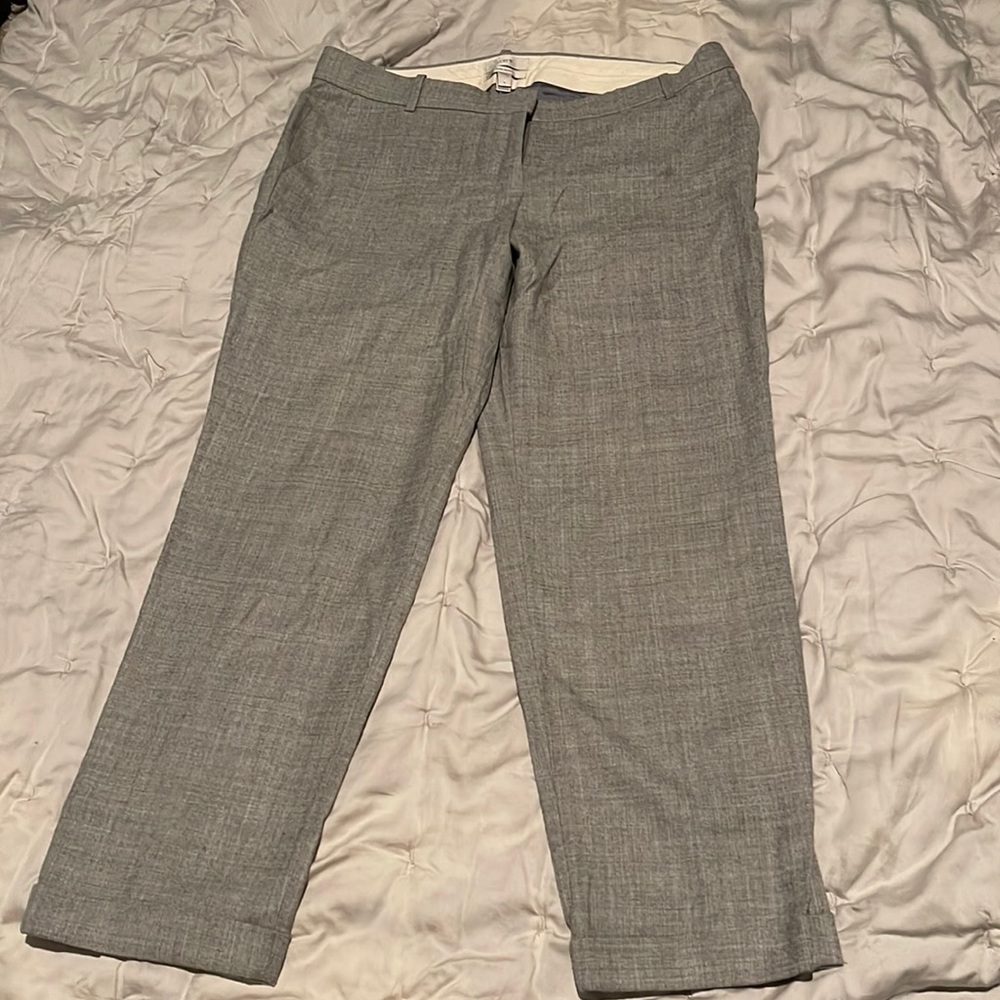 J Crew “cafe Capri” women’s US size 8 gray pants